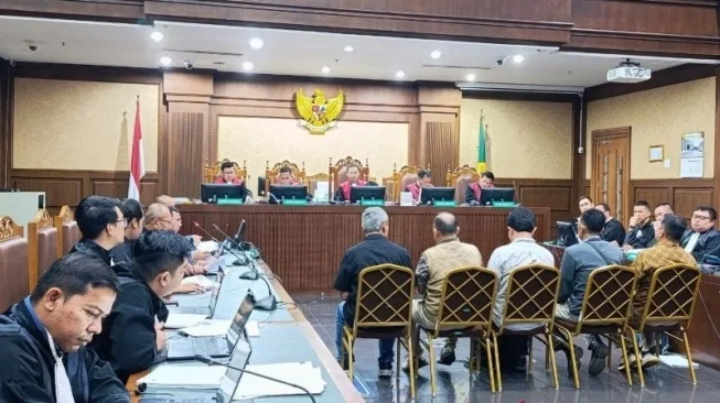 Sidang pemeriksaan saksi kasus dugaan korupsi timah di Pengadilan Tindak Pidana Korupsi (Tipikor) Jakarta. Foto: (Istimewa)