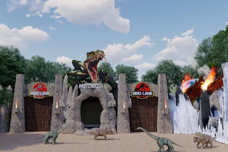 Menikmati Keceriaan Keluarga di Garut Dinoland./Ist