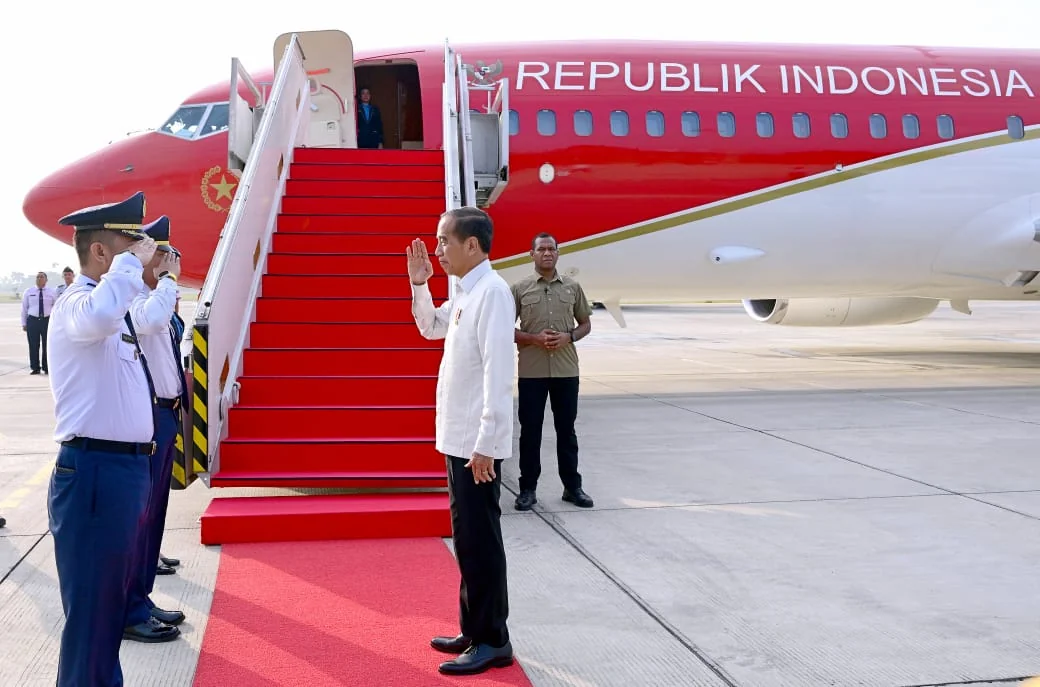 Presiden Joko Widodo (Jokowi) berkantor di Ibu Kota Nusantara (IKN), Kabupaten Penajam Paser Utara, Provinsi Kalimantan Timur.