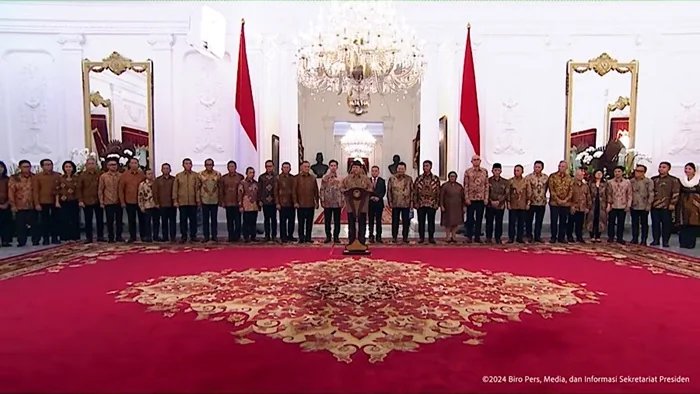 Para Wakil Menteri (Screenshot/Sekretariat Negara).