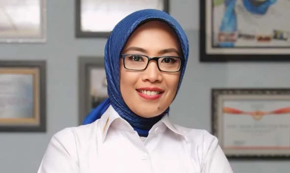 Direktur Jenderal Energi Baru Terbarukan dan Konservasi Energi Kementerian ESDM Eniya Listiani Dewi ketika