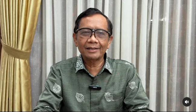 Calon Wakil Presiden Nomor Urut 3, Mahfud MD. (Foto: Tangkapan Layar Akun Instagram Mahfud MD).