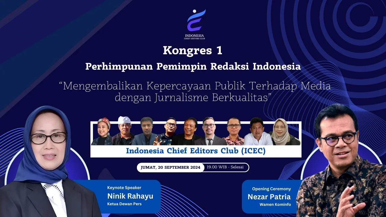 Kongres 1: Mengembalikan kepercayaan publik terhadap media dengan jurnalisme berkualitas.