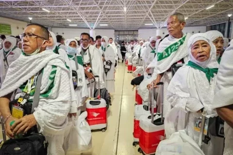 Ilustrasi jemaah haji (dok : Int).