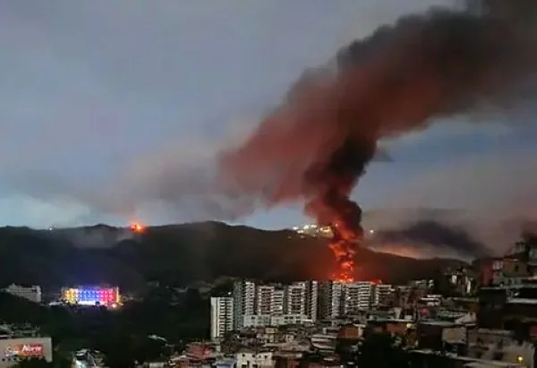 Tangkap layar serangan militer AS ke Venezuela (Dok : Int).