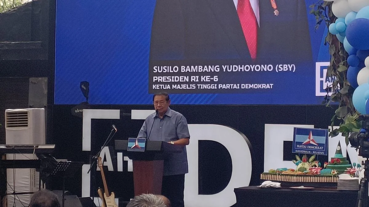 Ketua Majelis Tinggi Partai Demokrat Susilo Bambang Yudhoyono (SBY) di Kantor DPP Partai Demokrat, Menteng./Ist